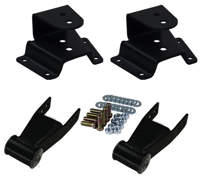 Western Chassis Hanger And Shackle Kit - Drop: 4