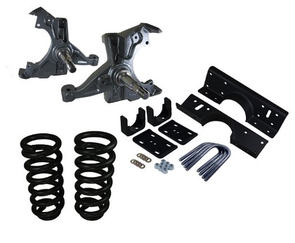 Western Chassis Deluxe - Complete Lowering Kit With Leaf Spring - Drop: 2