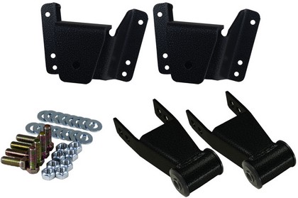 Western Chassis Hanger And Shackle Kit - Drop: 4