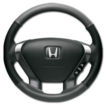 Wheelskins Steering Wheel Cover - EuroPerf, Perforated Sides (Grey Top / Black Sides)