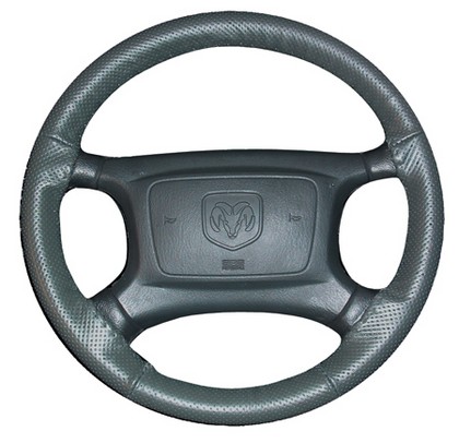 Wheelskins Steering Wheel Cover - EuroPerf, Perforated All Around (Charcoal)