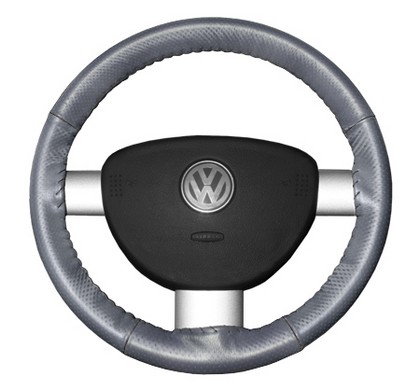 Wheelskins Steering Wheel Cover - EuroPerf, Perforated All Around (Grey)