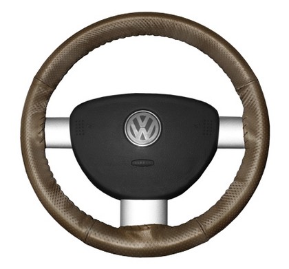 Wheelskins Steering Wheel Cover - EuroPerf, Perforated All Around (Oak)