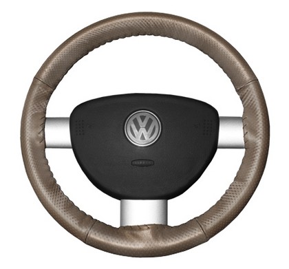 Wheelskins Steering Wheel Cover - EuroPerf, Perforated All Around (Sand)