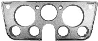 Woodall Dash Bezel with Gauges Holes - Chrome