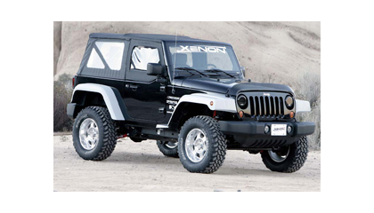 Xenon Fender Flares - Step Down Design Fender Flare Kit w/ Front Flare Extensions (Urethane)