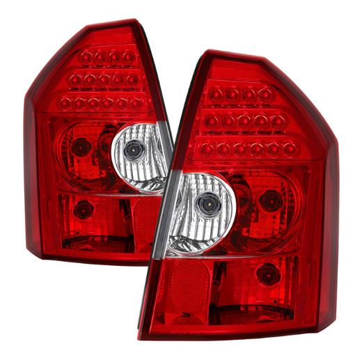 Xtune LED Tail Lights - Red Clear