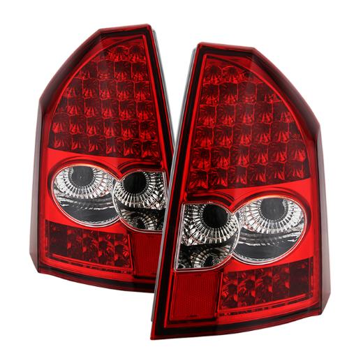 Xtune LED Tail Lights - Red Clear