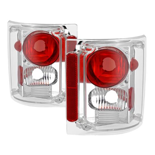 Xtune Euro Style Tail Lights - Chrome