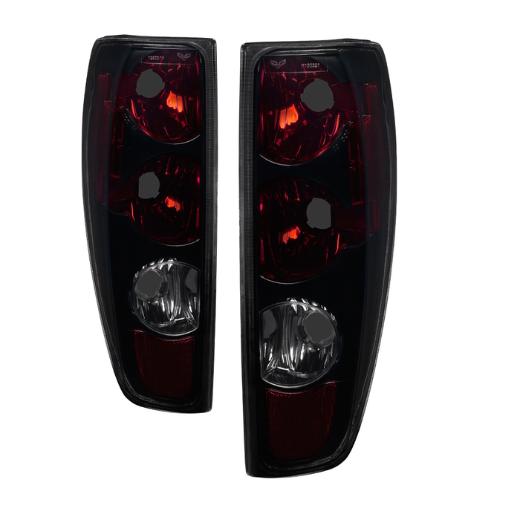 Xtune Euro Style Tail Lights - Black Smoked