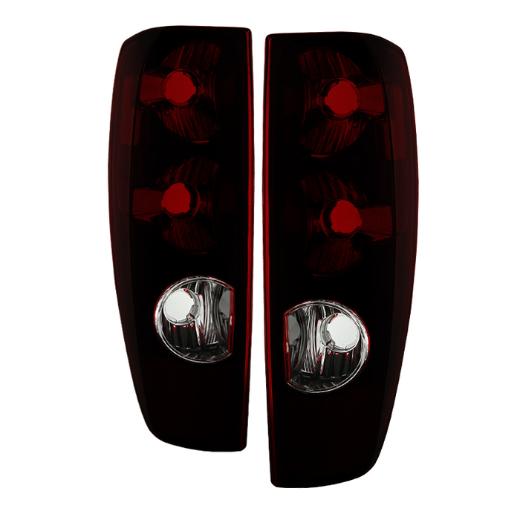 Xtune Tail Lights - OEM Style Tail Lights -Red Smoked