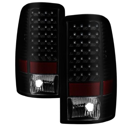 Xtune Euro Style Tail Lights - Black Smoked