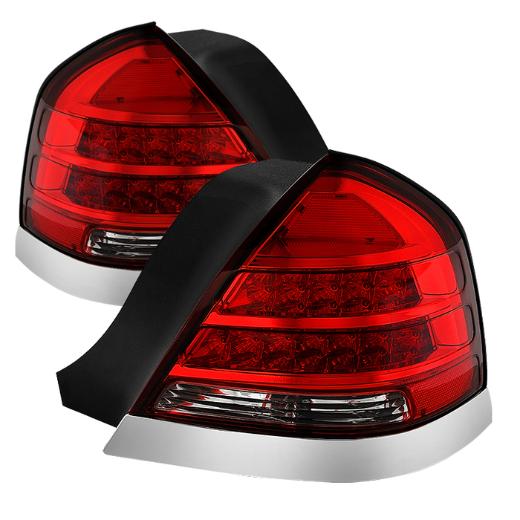 Xtune LED Tail Lights - Red Clear