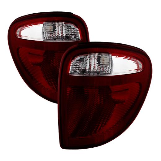 Xtune OEM Style Tail Lights - Dark Red