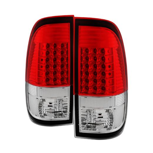 Xtune LED Tail Lights - Red Clear