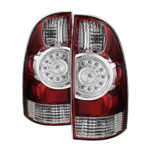 Xtune OEM LED Style Tail Lights - Red Clear