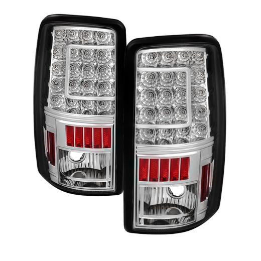 Xtune Version 2 C Shape LED Tail Lights - Chome