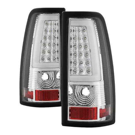 Xtune Version 3 Tail Lights - Light Bar LED - Chrome