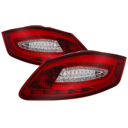 Xtune LED Tail Lights - Red Clear