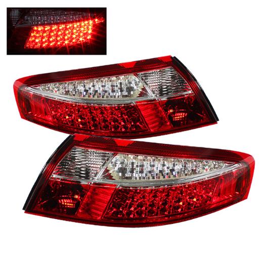 Xtune LED Tail Lights - Red Clear