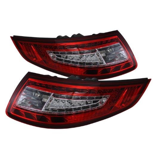 Xtune LED Tail Lights - Red Clear