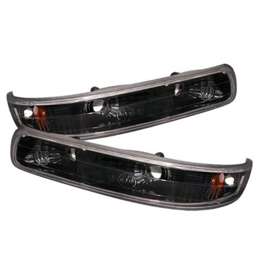 Xtune Amber Reflector Bumper Lights - Black