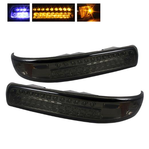 Xtune LED Amber Bumper Lights - Smoke