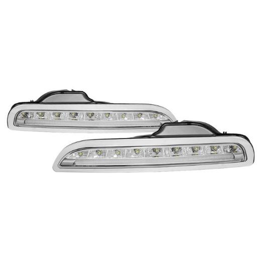 Xtune Front Bumper Lights - Chrome