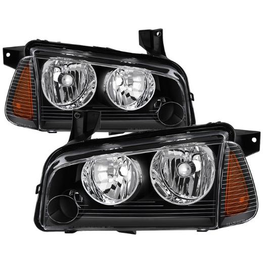 Xtune OEM Style Headlights with Corner 4-Piece - Black