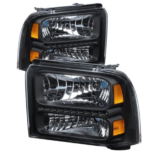 Xtune Crystal Headlights with LED - Black