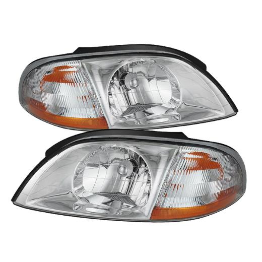 Xtune Crystal Headlights - Chrome