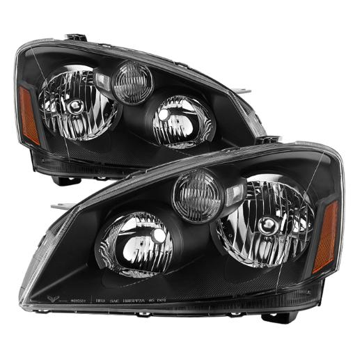 Xtune OEM Style Black Bezel Headlights