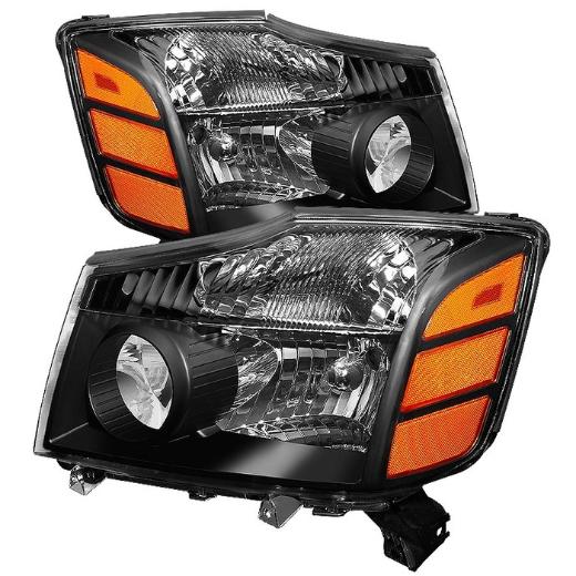 Xtune OEM Amber Head Lights set - Black