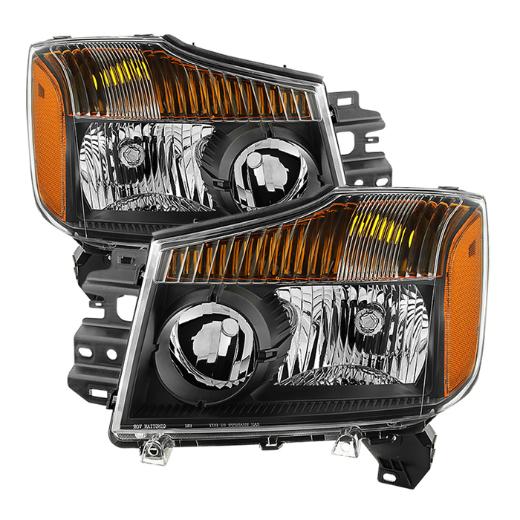 Xtune OEM Head Lights set - Black