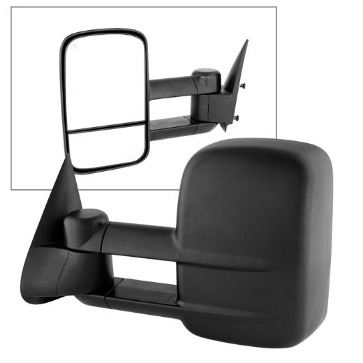 Xtune Manual Extendable - Power Heated Adjust Mirror - Left