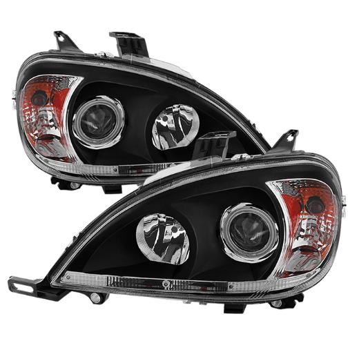 Xtune Amber Projector Headlights - Black