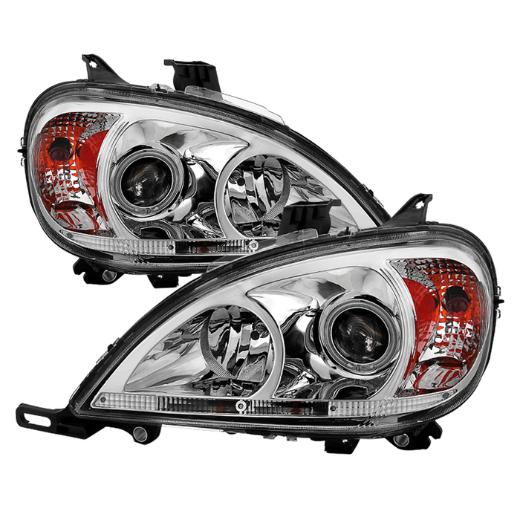 Xtune Amber Projector Headlights - Chrome