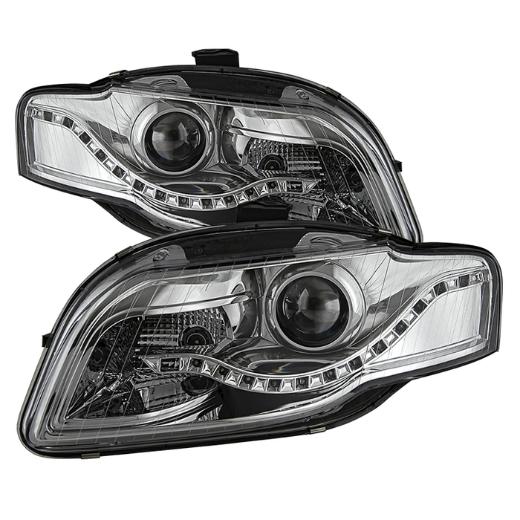 Xtune Projector Headlights - DRL LED - Chrome