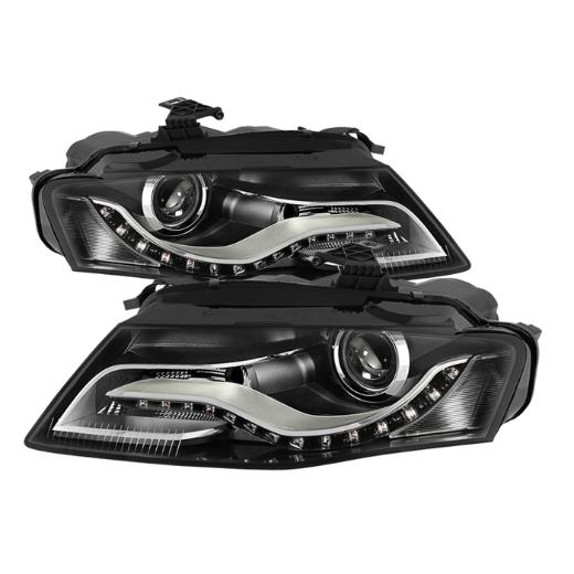 Xtune Projector Headlights - OE Style - Halogen Model Only ( Not Compatible With Xenon/HID Model / Does not fit the Quattro) - Black