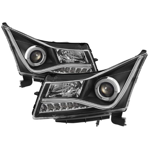 Xtune Projector Headlights Light Bar DRL - Black