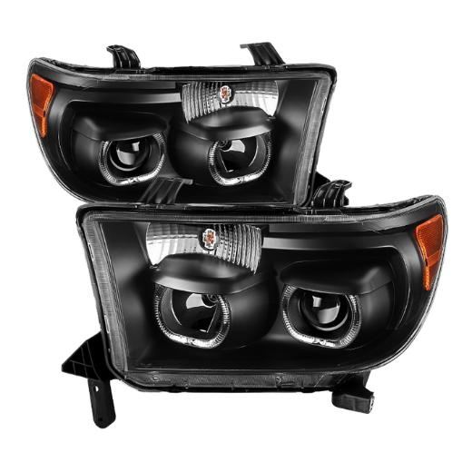 Xtune Projector Headlights - Eliminates AFS function - LED Halo - Black