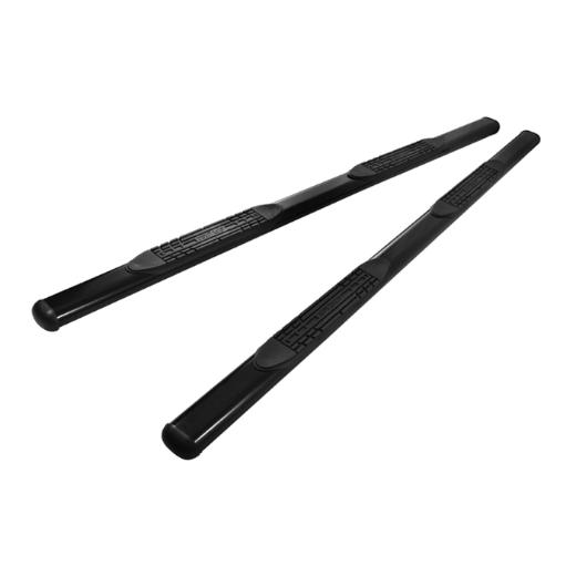 Xtune 4 Inch Oval Side Step Bar - Powder Coated - Black